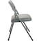 Flash Furniture 2PK Grey Padded Metal Folding Chair-1" Fabric Seat, 2PK DPI903F-GG-2 - alternate 4